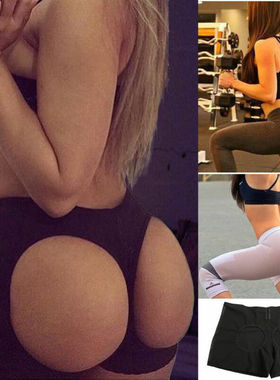 Mesh Women's Body Sculpting Bottomless Panties漏臀网纱塑