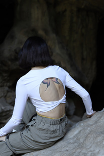 美背上衣 内搭打底修身 螺纹弹力速干户外运动背心女夏季 外穿薄款