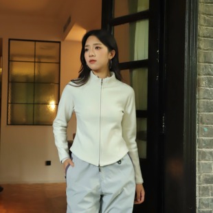 亲肤婴儿绒双面绒保暖开衫 外套夹克女摇粒绒上衣石墨烯小蛮腰