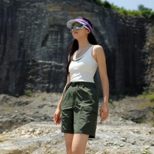 复古街头休闲裤 户外速干防泼水短裤 情侣美式 裤 徒步登山五分工装
