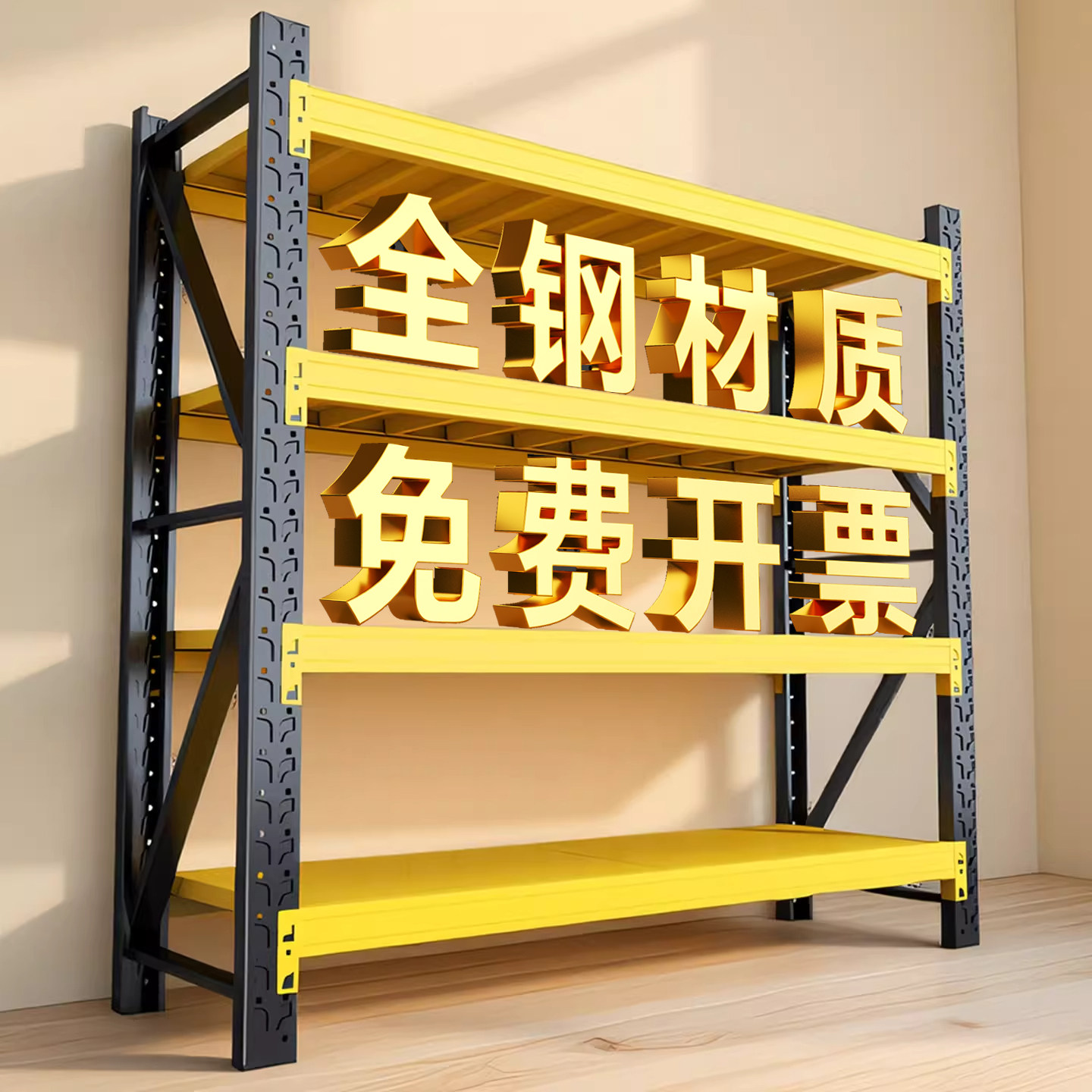 重型仓储货架置物架多层仓库货物架快递超市家用置物架收纳铁架
