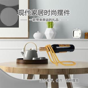 酒珍珠项链悬浮红架桌面装 跨境热销创家居个性 JJ007饰品轻意奢风