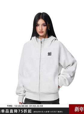 【Achock官方店】acac系列简约纯色外套高领百搭情侣早秋开衫卫衣