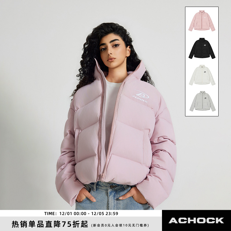 Achock基础刺绣logo棉服