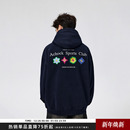 外套美式 四时花境花瓣刺绣帽衫 嘻哈连帽卫衣男女 Achock官方店