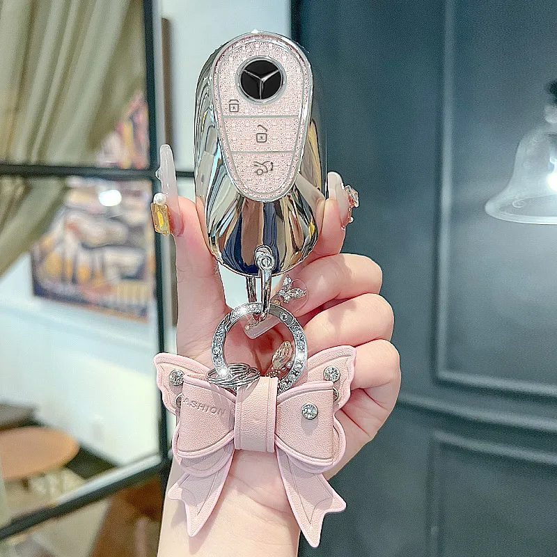 适用奔驰e300l钥匙套c260l车a200l男c200lglc gla汽车钥匙保护sy