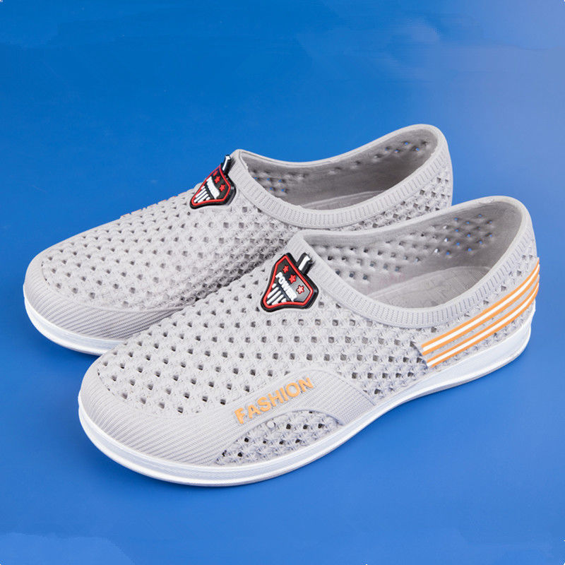 洞洞鞋男士包头沙滩漂流防滑凉鞋户外外M穿休闲透气潮男懒人鞋