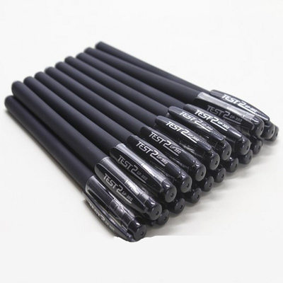 厂家直销GP-380中性笔签字笔磨砂水性笔学生文具办公用品黑色