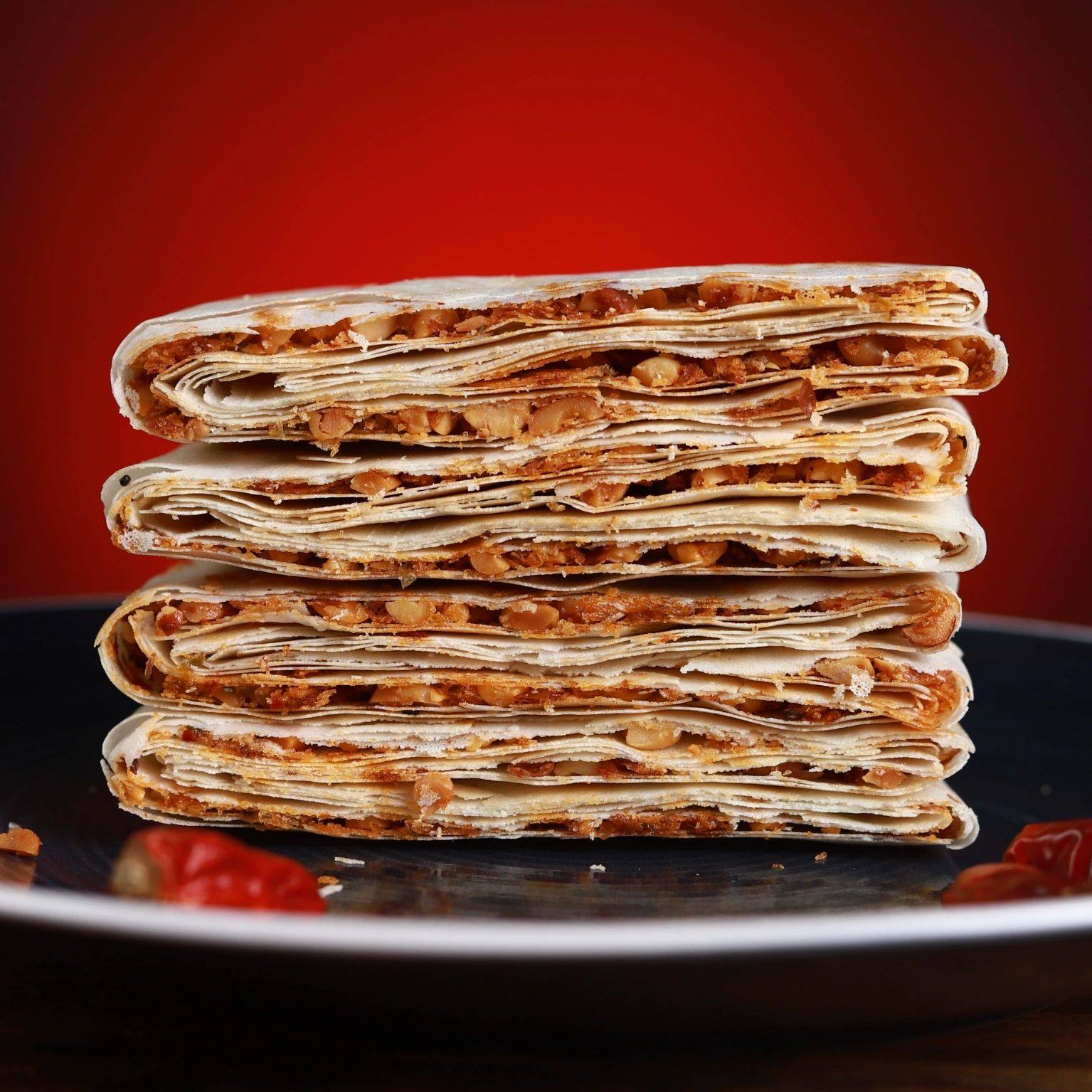 盒装煎饼香酥煎饼山东特产曲阜孔府膳煎饼饱口酥煎饼包邮