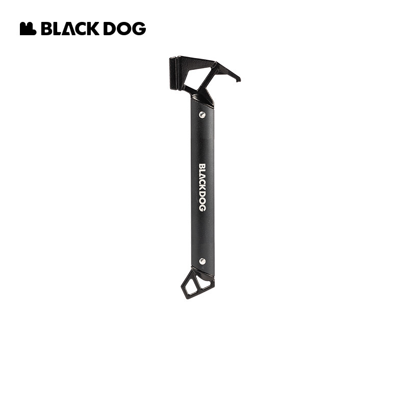 BLACKDOG黑狗户外露营地钉锤铸铁锤野营帐篷天幕多功能便携拔钉器
