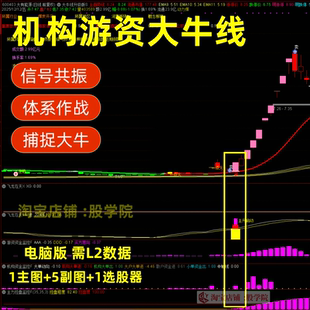 机构游资大牛线升级版某私塾班专享信号共振体系作战捕捉大牛指标