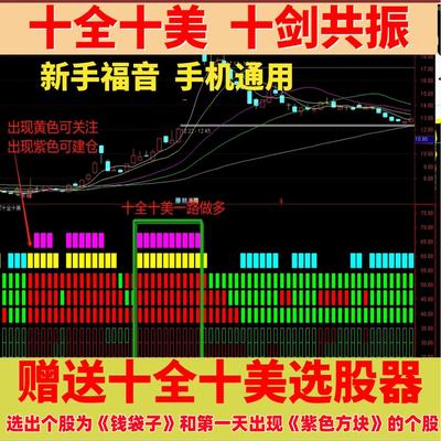 十全十美十剑共振技术指标选股器炒股分析通达信买点选股器主升浪