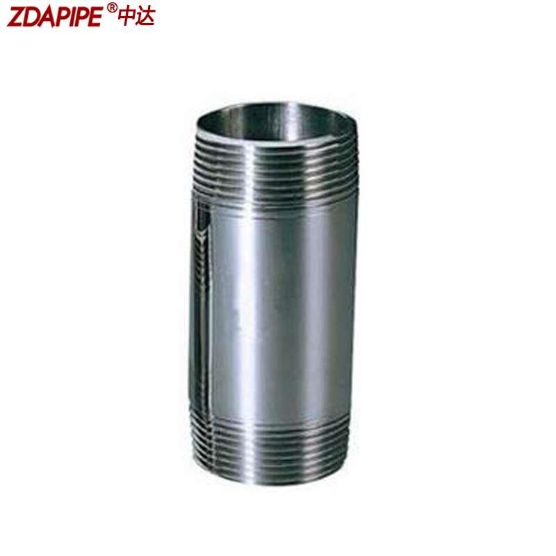 304不锈钢150mm单头丝加长外牙接头薄壁管子外丝外螺纹丝扣管件