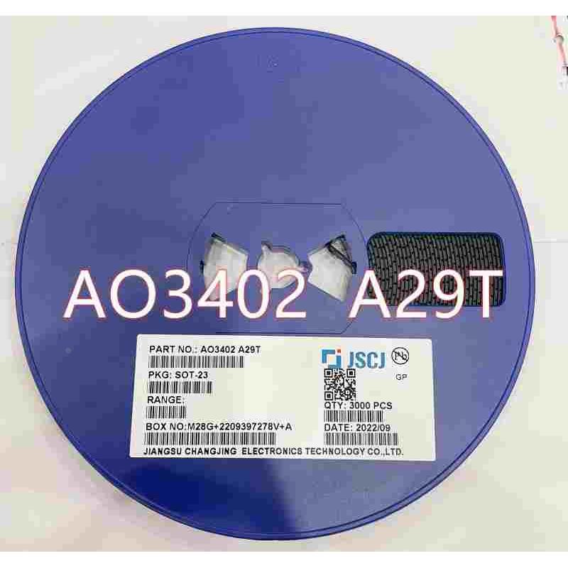 AO3400 AO34001/AO3401贴片SOT-23 代码A09T N沟道MOS场效应管