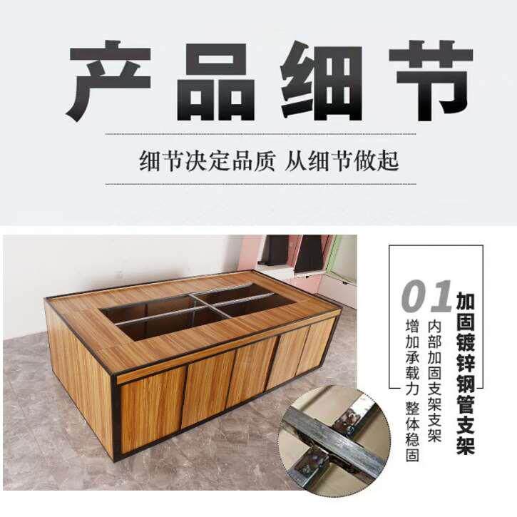 超市货架展示架中岛柜散称货架便利店储藏柜陈列柜零食货架展示柜