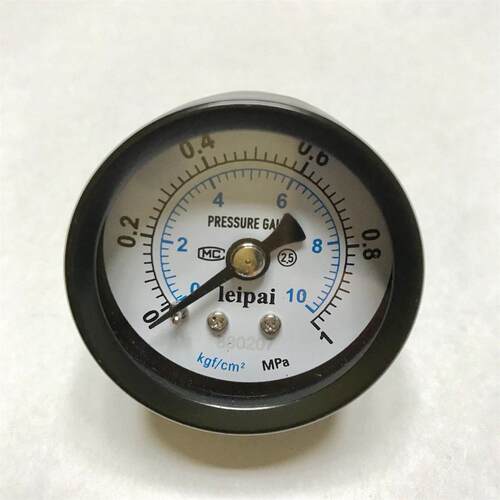 1mpa 10kgf/cm2 轴向压力表 水压 气压 美制1/4npt螺纹 直径40mm