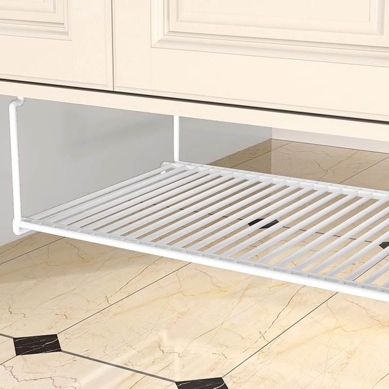 脸盆收纳架浴室柜下盆子置物架卫生间洗脸盆收纳神器壁挂式洗漱台