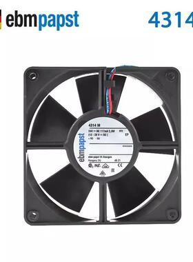 德国进口ebmpapst 4314 4314M 12032 24V 5.0W 变频器散热风扇