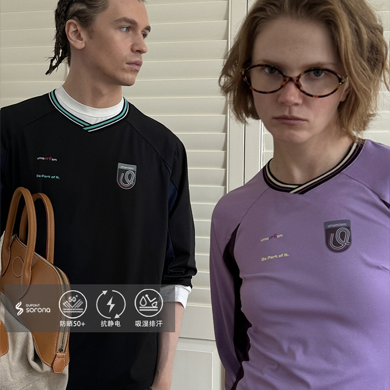 有茂密声足球训练服长袖T恤