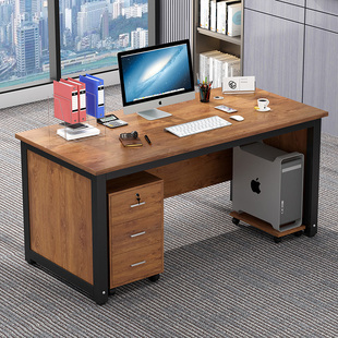 双人单人办公专用桌书桌老板写字桌 简易办公桌子办公室电脑桌台式