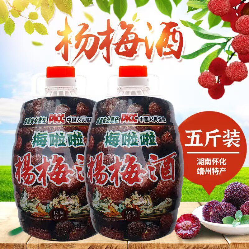 8度杨梅酒果酒湖南靖州特产