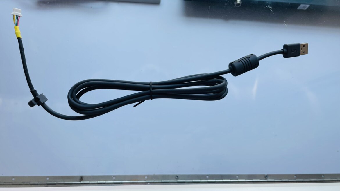 全新罗技k845原装机械键盘数据线835镀金镀银USB小5P端子