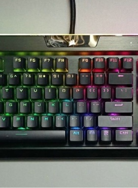 海盗船专用pbt键帽彩色RGB透光增补K70mk/K65/K63/K95/惩戒者K100