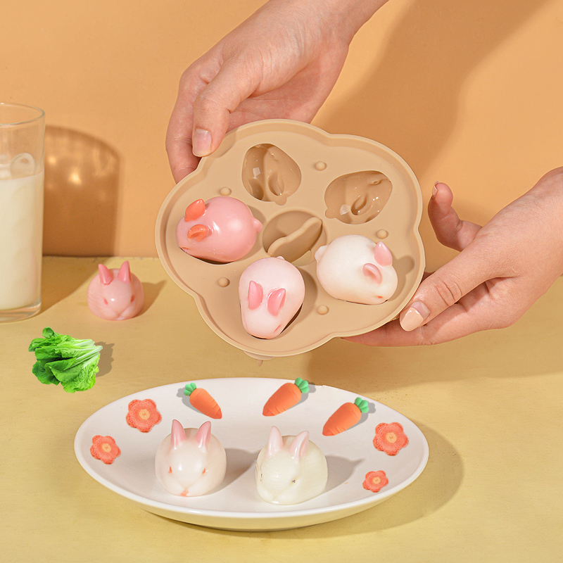 都茉母婴级硅胶材质蒸糕辅食模具