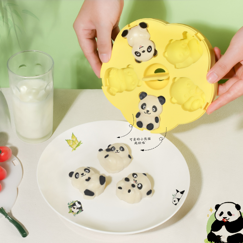 都茉食品级硅胶辅食蒸糕模具
