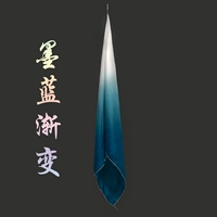 Истинный шелковый шарф белый градиент чернила орхидеи новички 38*38 см Специально для детей