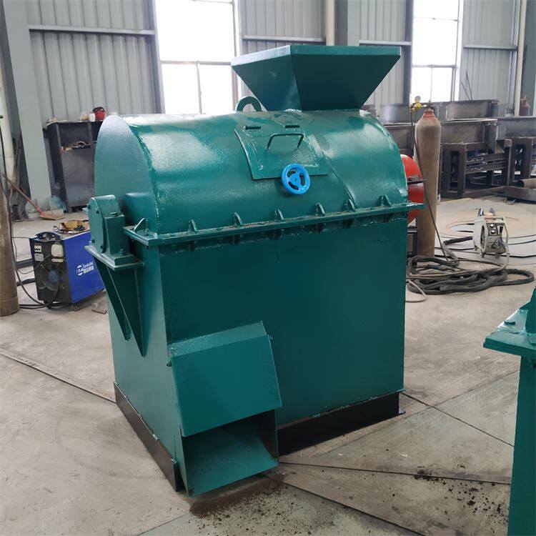 卧式牛鸡粪高湿物料粉碎机 有机肥颗粒线设备 小型半湿物料粉碎机