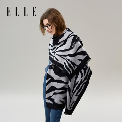 ELLE女士夏季保暖披肩围巾