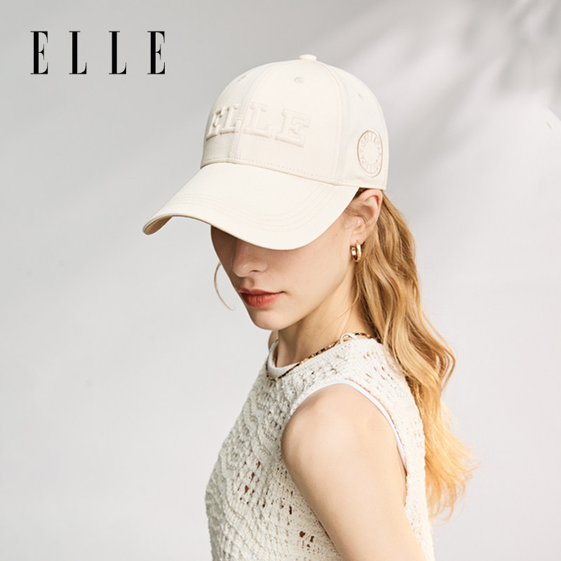 ELLE大头围防晒棒球帽女士户外跑步运动遮阳透气鸭舌帽男2026新款