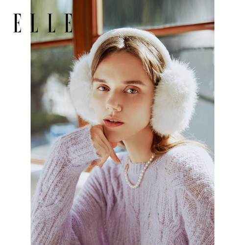 ELLE毛绒耳罩防寒加绒加厚