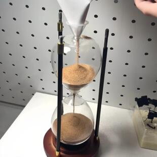 腾格里沙漠沙子自制沙漏diy材料包桌面装饰摆件送朋友纪念小礼物