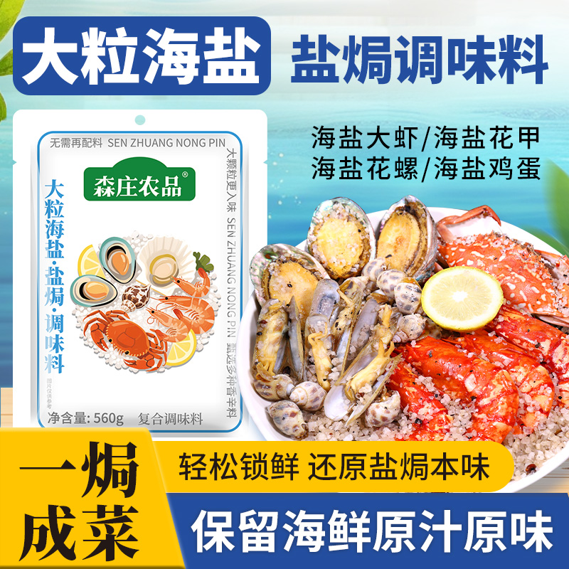 大粒海盐盐焗调味料焗海鲜焗鸡网红爆款