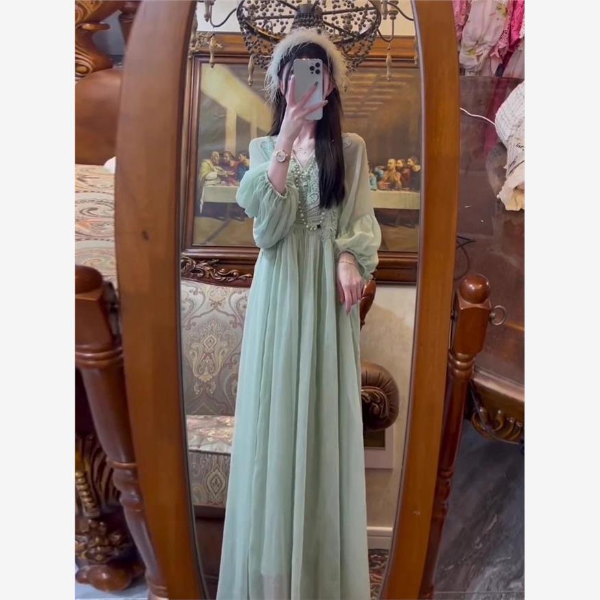 海边度假风连衣裙女装早