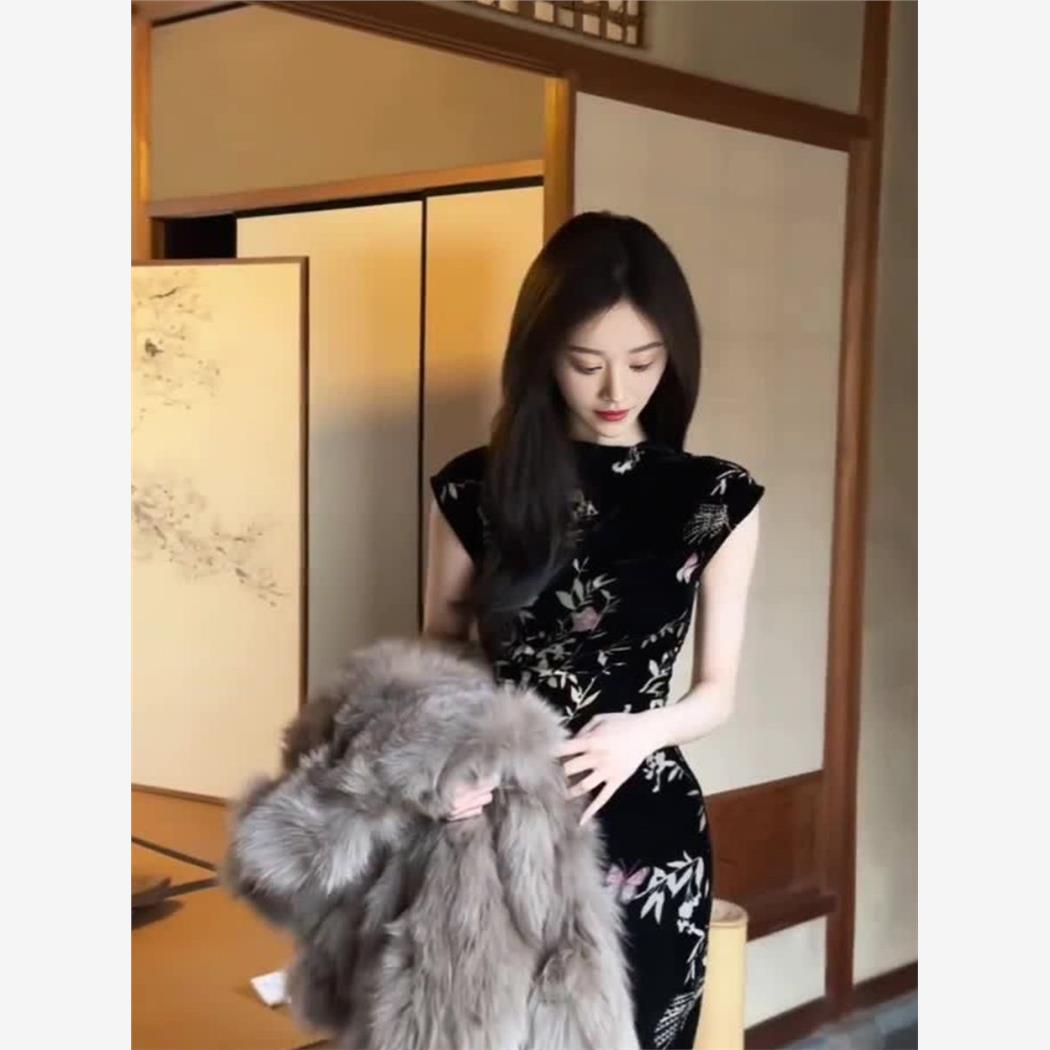 旗袍改良连衣裙女夏季新款