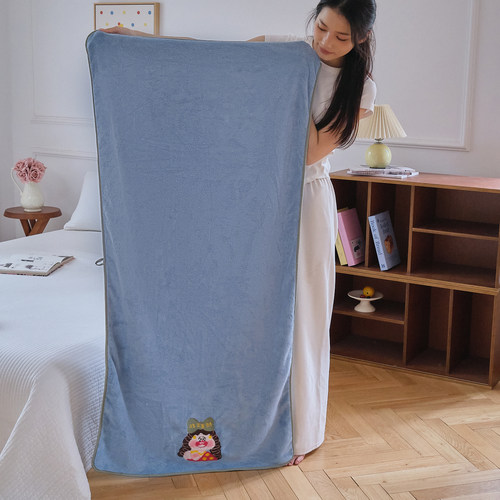 亲肤柔软珊瑚绒毛巾40x80cm浴巾70x140cm四季通用吸水家用耐用