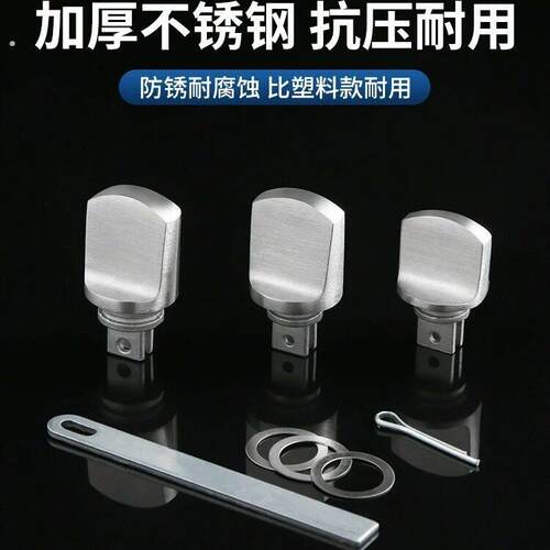 反锁钮防盗门锁内反锁旋钮不锈钢入户门把手保险通用大门配件大全