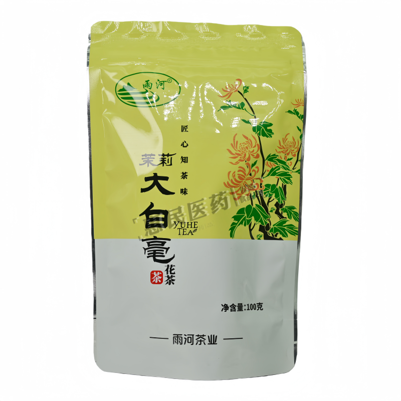 雨河莱莉大白毫茶（分装）净含量100克/袋