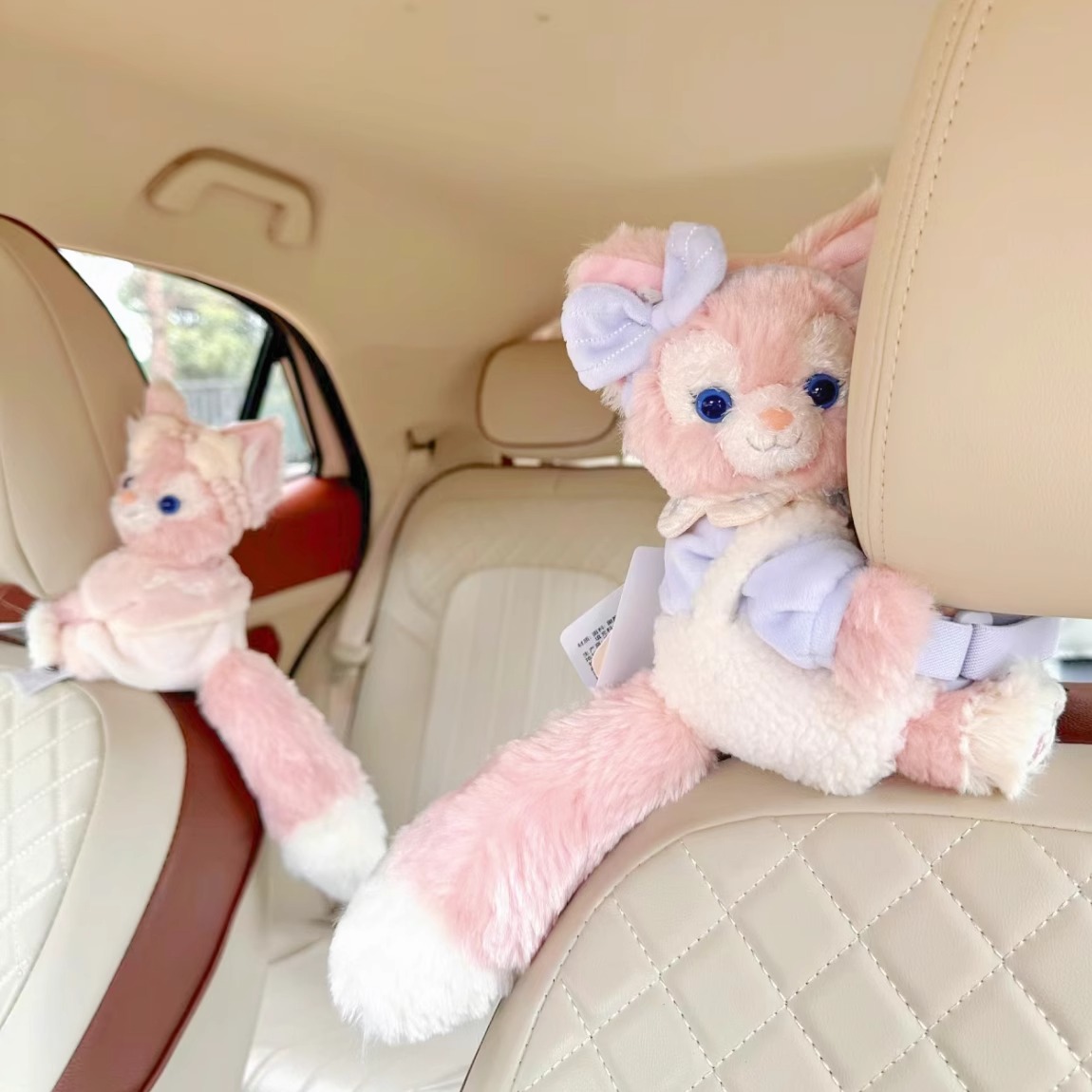 迪士尼懒懒玲娜贝儿狐狸车饰摆件