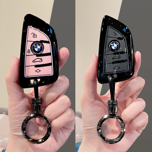 适用于宝马钥匙套3系高级325专用汽车五5系530壳可爱新款刀锋款扣