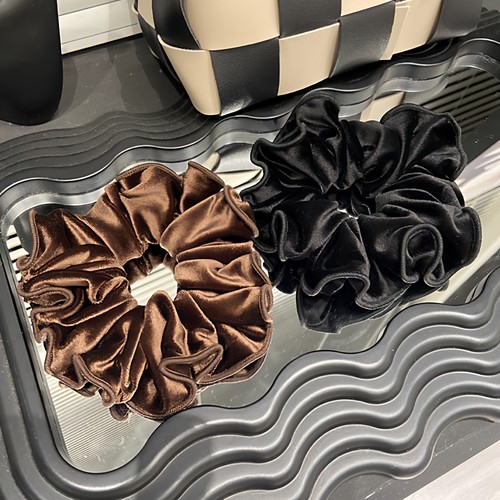 Lastkiss丝绒木耳边大肠发圈女气