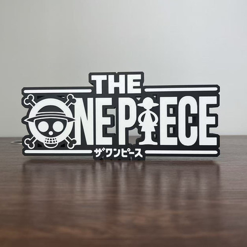 海贼王 航海王 One Piece Logo 立体字体 立牌 招牌 手办 摆件