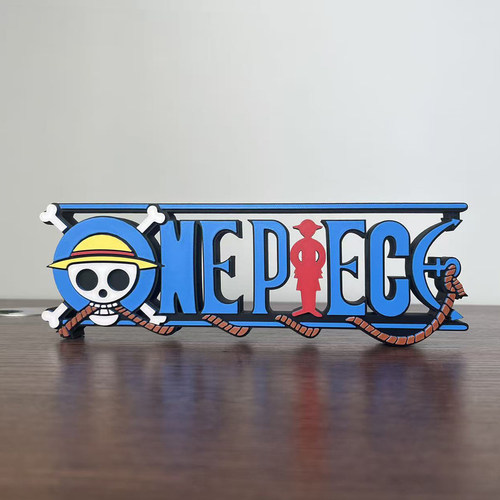 海贼王 航海王 One Piece Logo 立体字体 立牌 招牌 手办 摆件