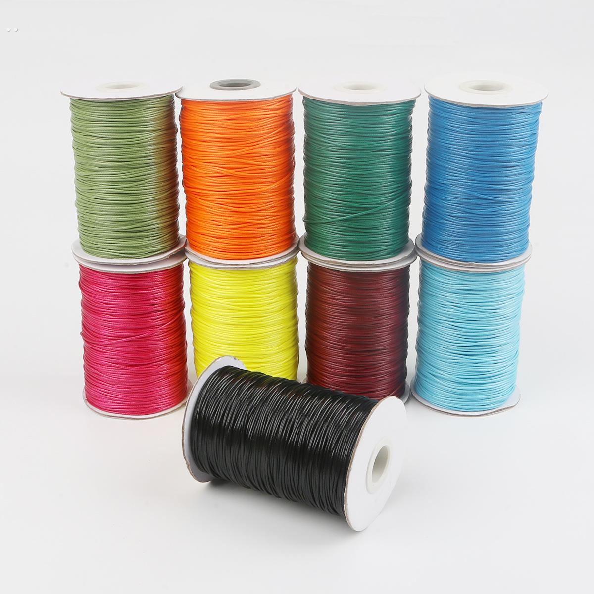 1-2mm韩国蜡线项链手链绳蜡绳仿皮绳手工编织首饰品材料配饰