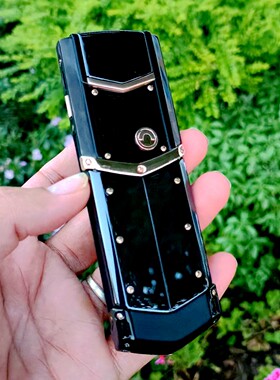 黑金陶瓷总裁签名版威图高端商务手机5G全网通小巧直板备用奢侈品