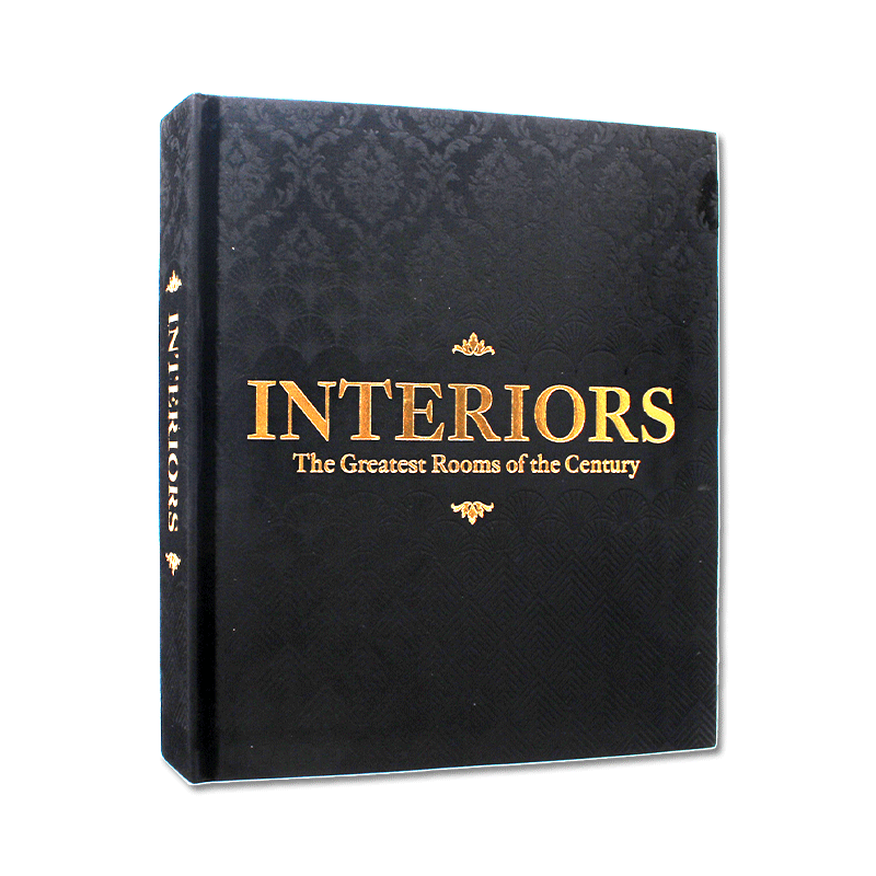 现货 Interiors 内饰(黑色版)室内设计装潢房间摆设布置 400个住宅室内设计案例展示 住宅室内设计和装饰 英文原版