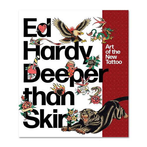 现货 Ed Hardy: Deeper than Skin: Art of the New Tattoo 埃德·哈迪 开创性纹身艺术 艺术画册 英文原版